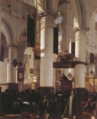 WITTE, Emanuel de Church Interior (mk08) china oil painting image